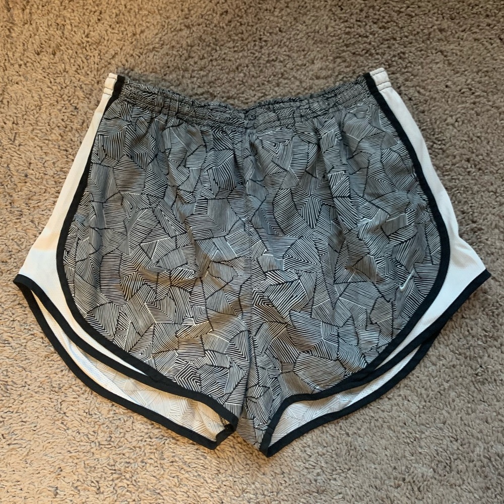 Nike Running Shorts Black and White